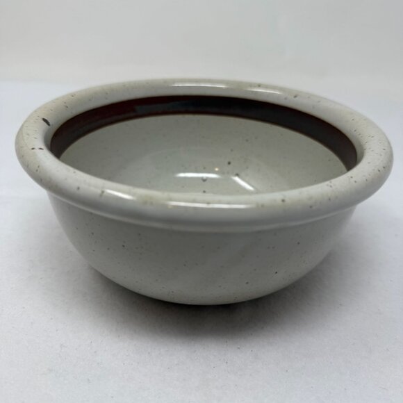 Dansk Vintage Bowl Brown Speckled Stripe Soup Salad Japan Stoneware Replacement - Picture 2 of 7